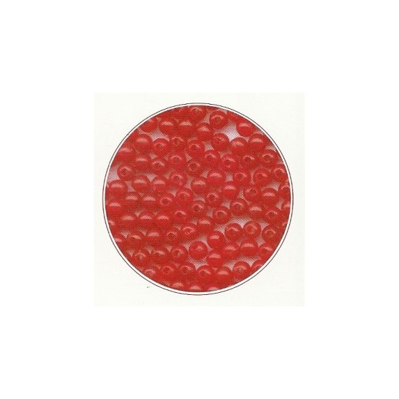 Perles rouges 3 mm