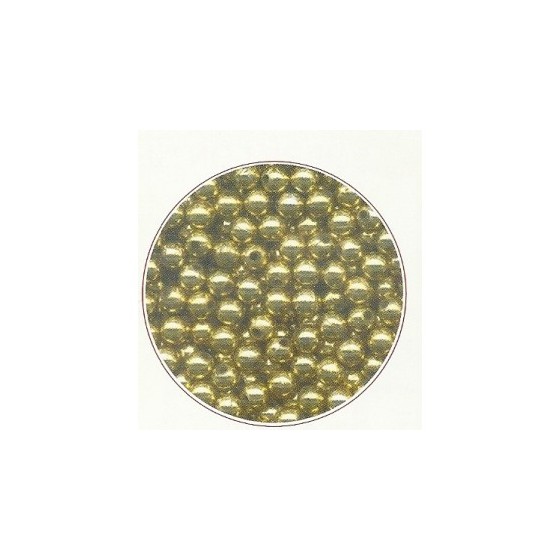 Perles dorée 3 mm