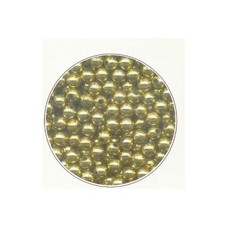 Perles dorée 3 mm