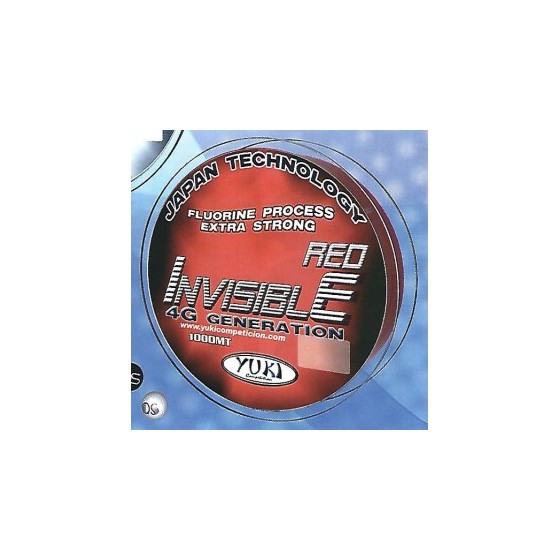 FIL INVISIBLE RED YUKI 2000M